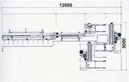 Вертикальная автоматическая линия сращивания FJV/IF+KAFJ-600+FFV/A+B+C+KFA-6200